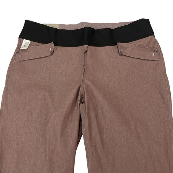 Maurices Ankle Pants Womens 2XL Brown Regular Fit Mid Rise Skinny Leg Pull-On - Picture 13 of 14